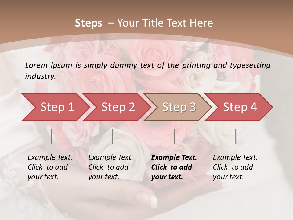 Bride Colorful Marriage PowerPoint Template