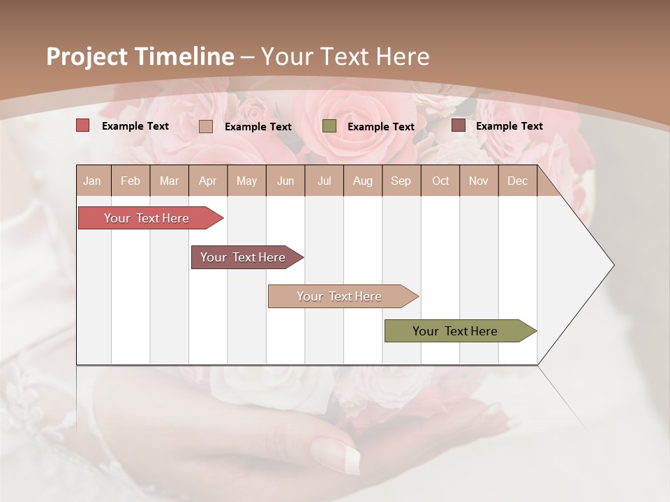 Bride Colorful Marriage PowerPoint Template