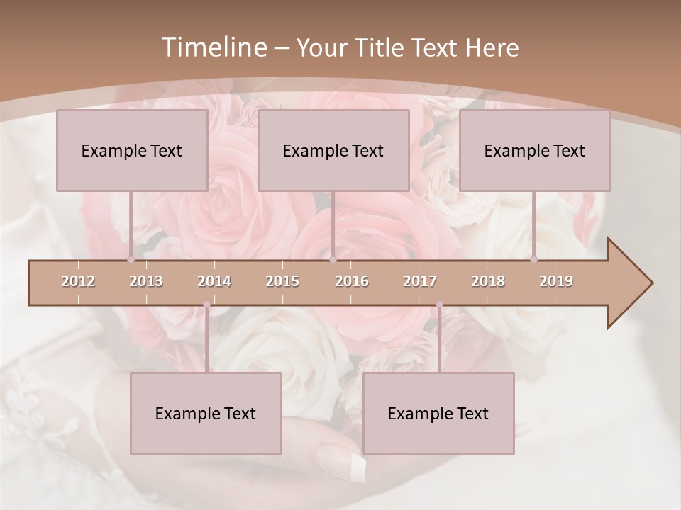 Bride Colorful Marriage PowerPoint Template