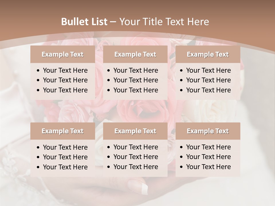 Bride Colorful Marriage PowerPoint Template