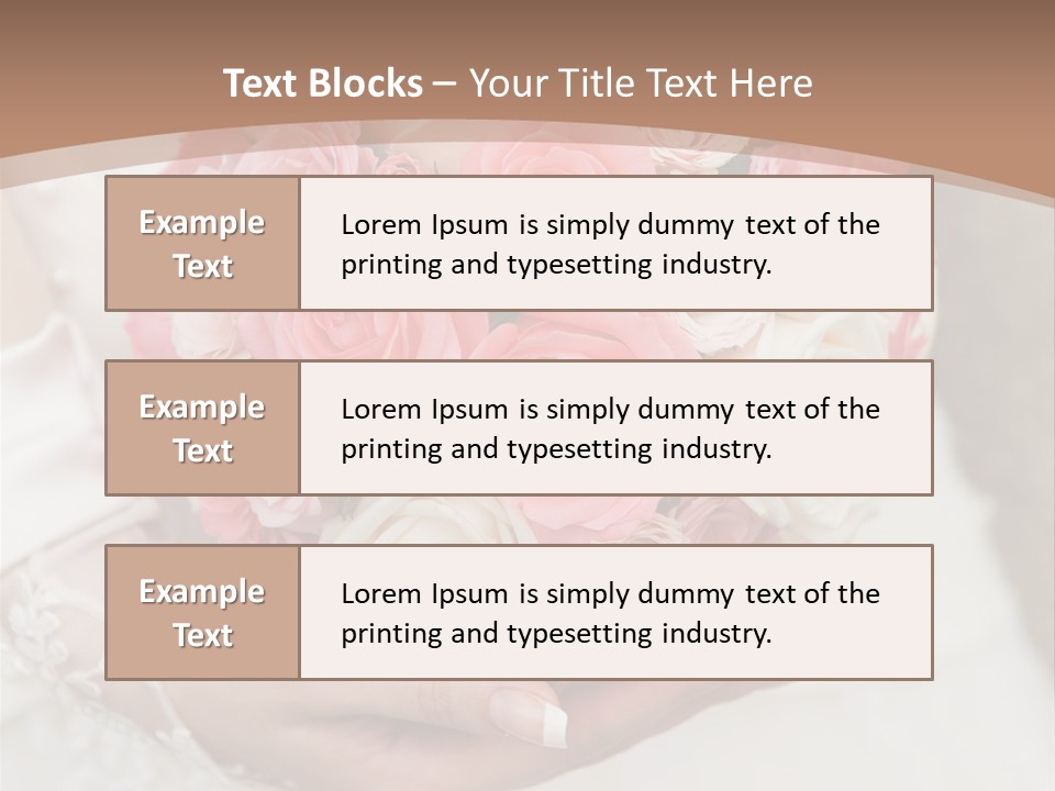 Bride Colorful Marriage PowerPoint Template