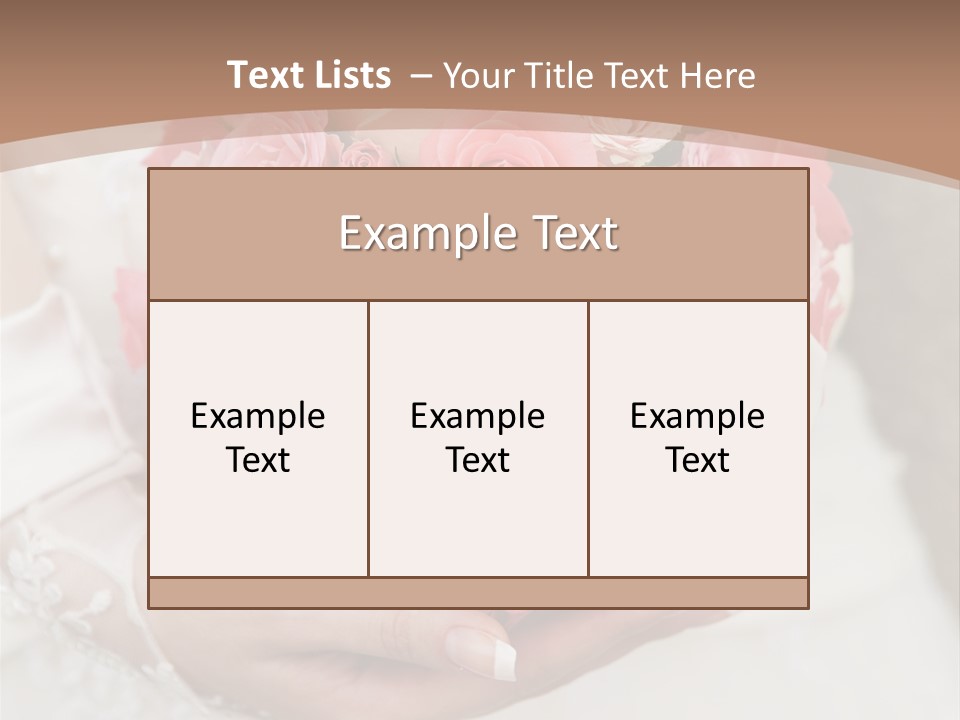 Bride Colorful Marriage PowerPoint Template