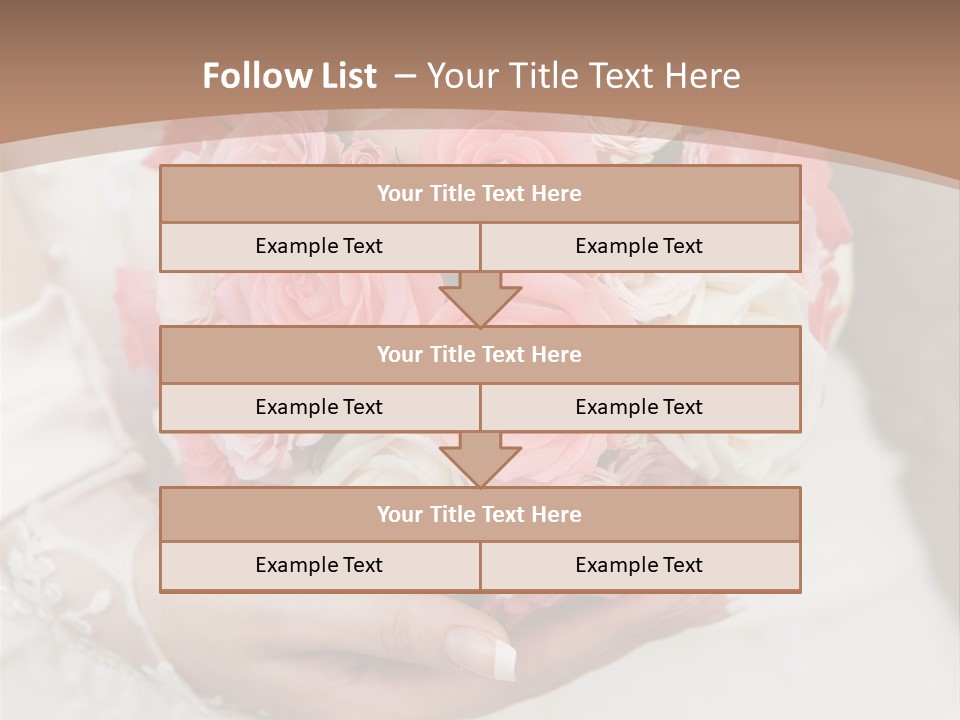 Bride Colorful Marriage PowerPoint Template