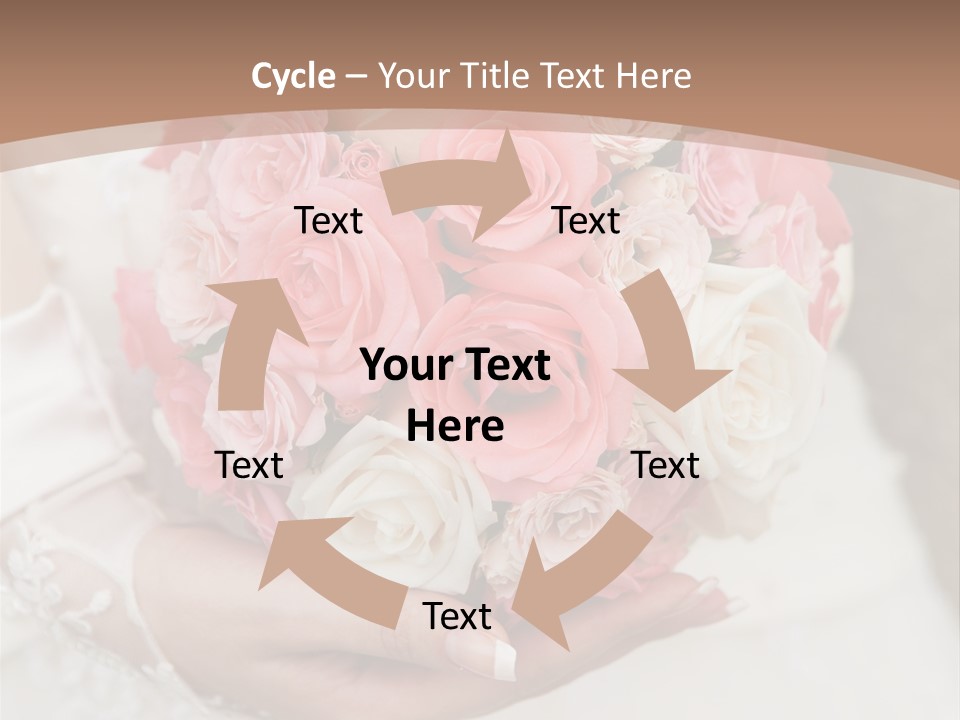 Bride Colorful Marriage PowerPoint Template