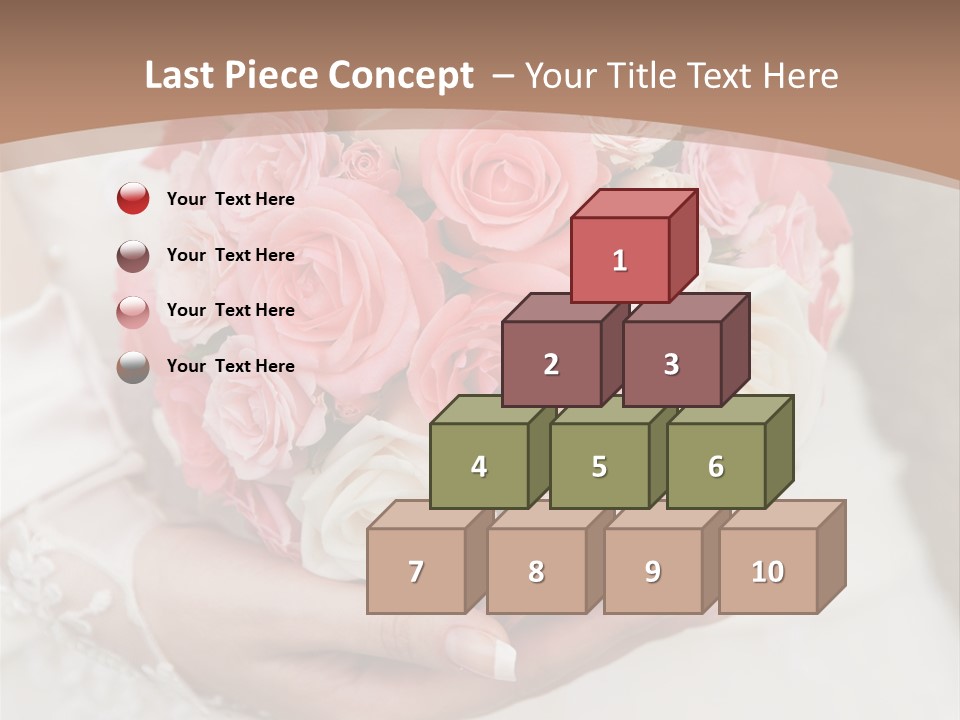 Bride Colorful Marriage PowerPoint Template