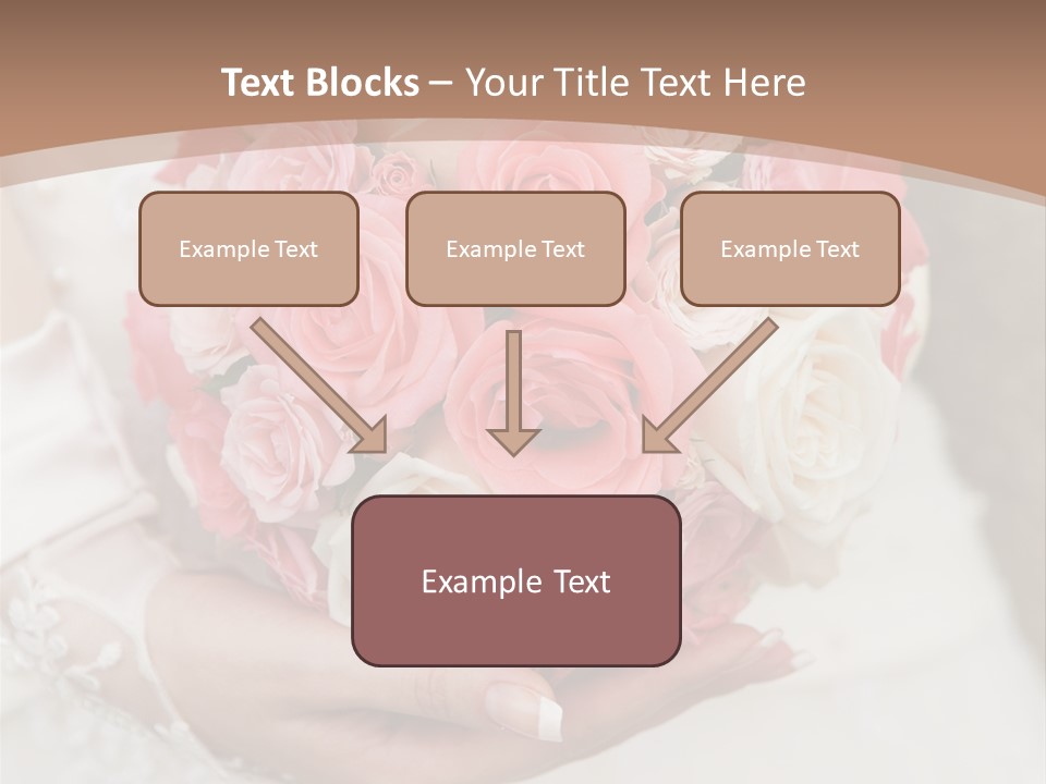 Bride Colorful Marriage PowerPoint Template