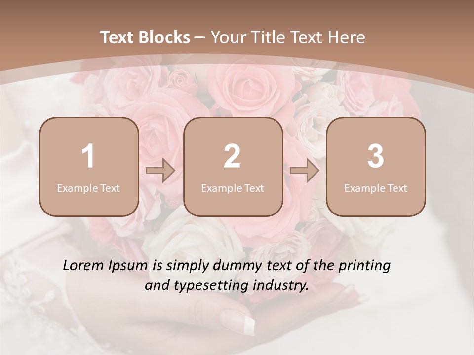 Bride Colorful Marriage PowerPoint Template