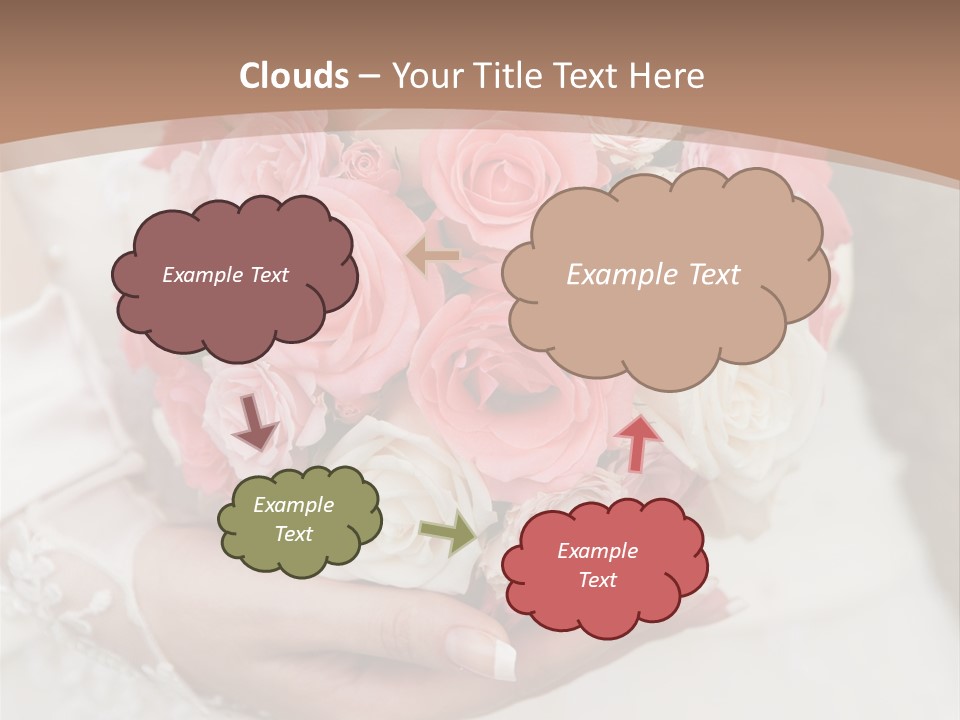 Bride Colorful Marriage PowerPoint Template