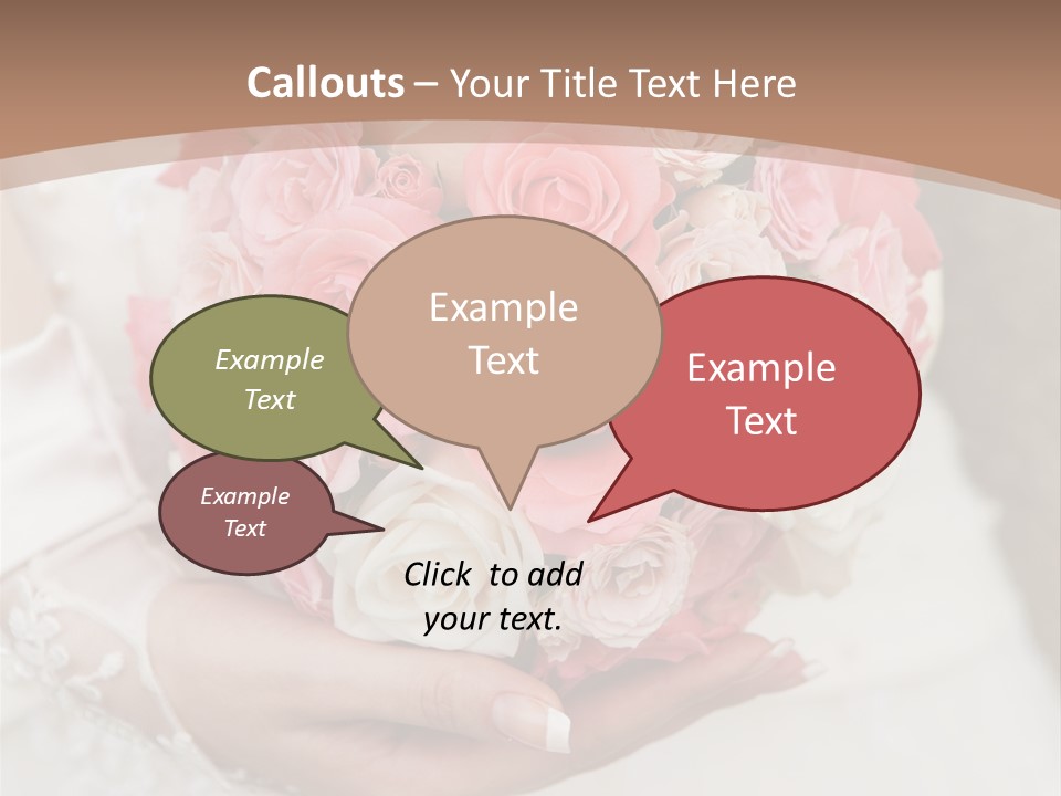 Bride Colorful Marriage PowerPoint Template