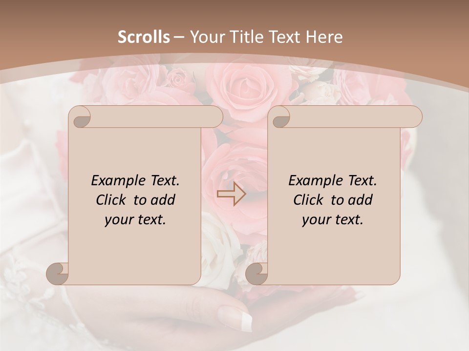 Bride Colorful Marriage PowerPoint Template