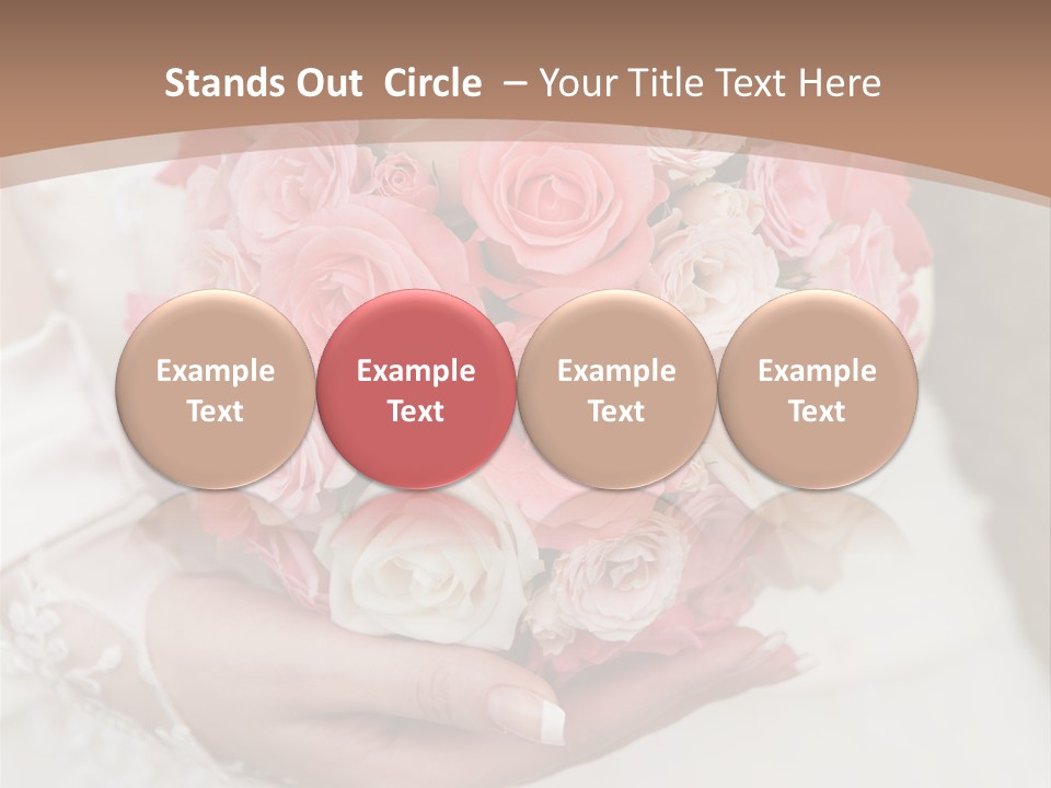 Bride Colorful Marriage PowerPoint Template