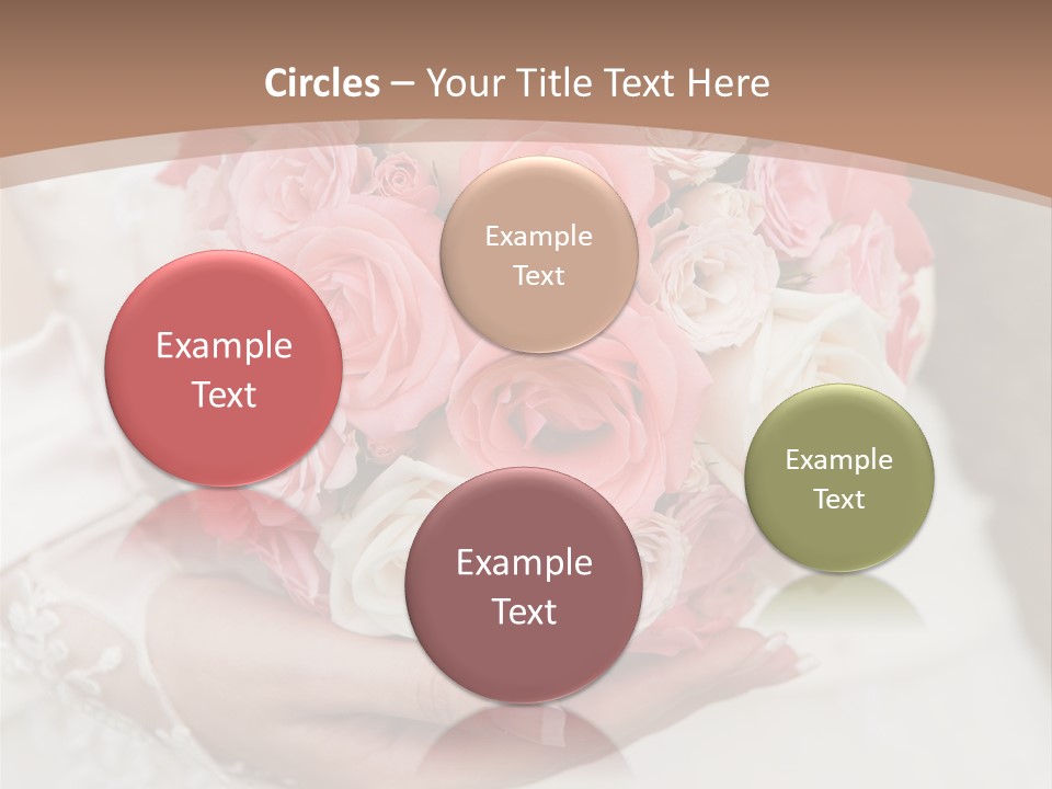 Bride Colorful Marriage PowerPoint Template