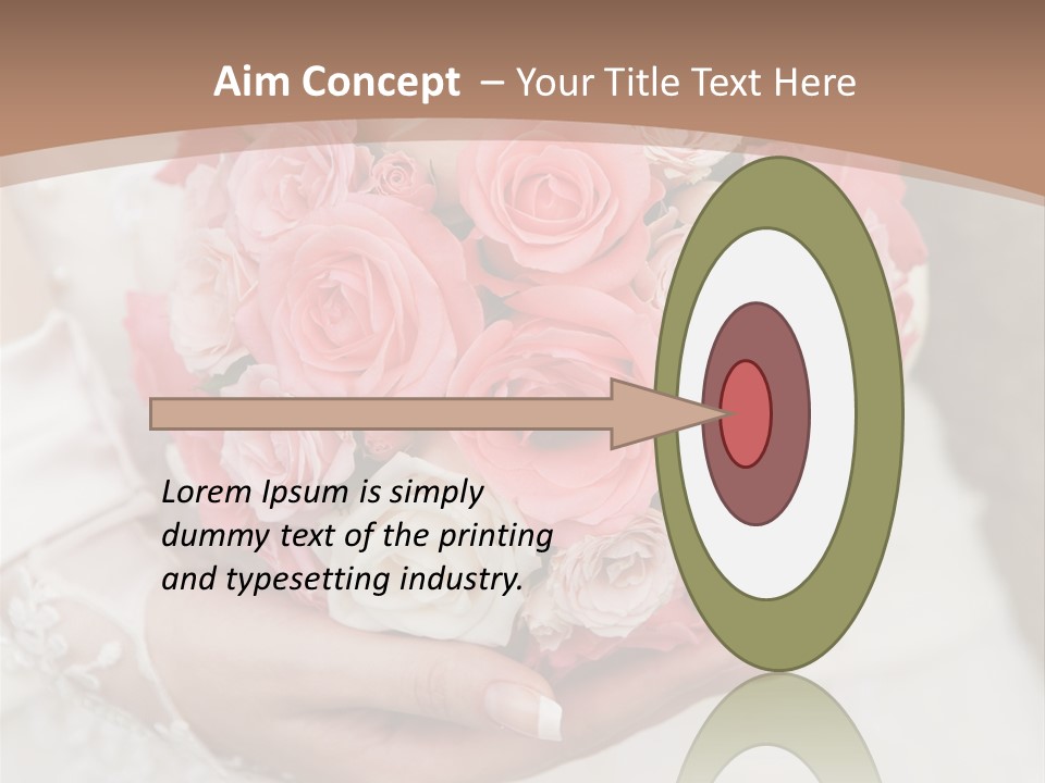 Bride Colorful Marriage PowerPoint Template