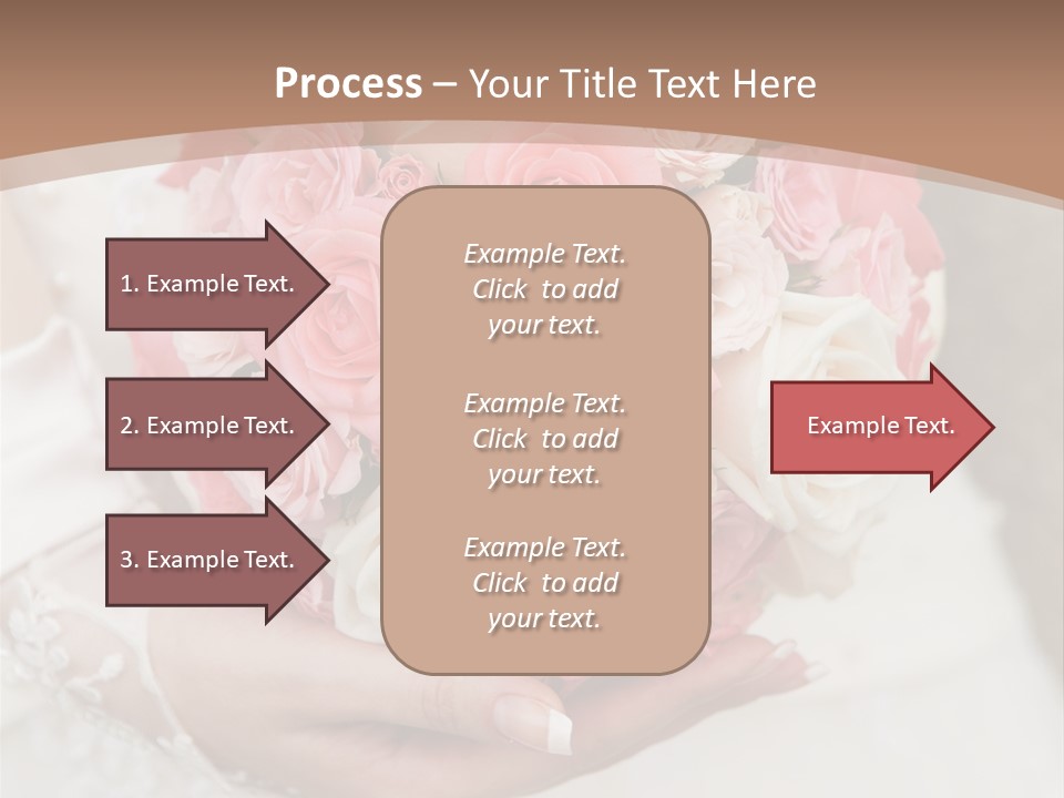 Bride Colorful Marriage PowerPoint Template