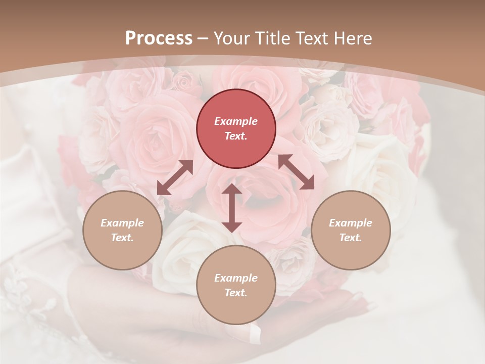 Bride Colorful Marriage PowerPoint Template