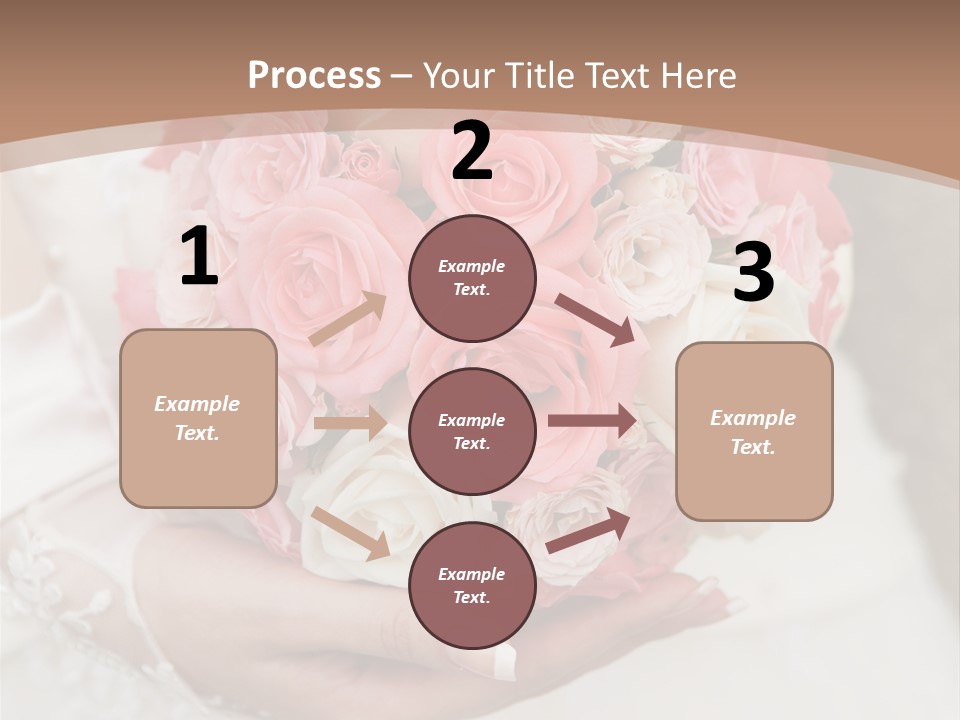 Bride Colorful Marriage PowerPoint Template