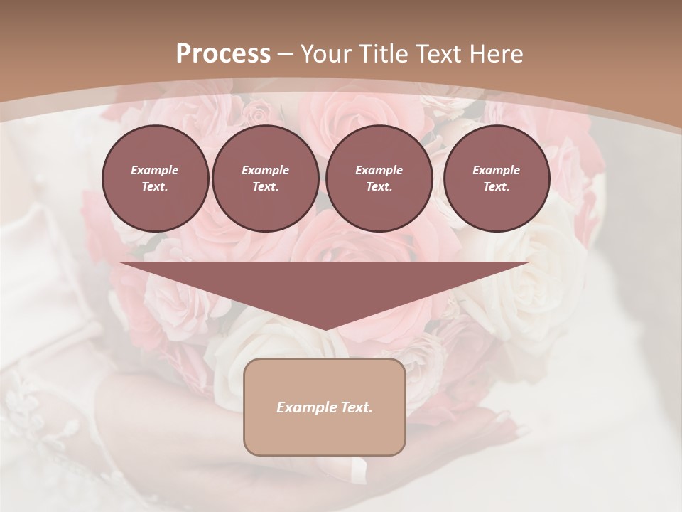 Bride Colorful Marriage PowerPoint Template
