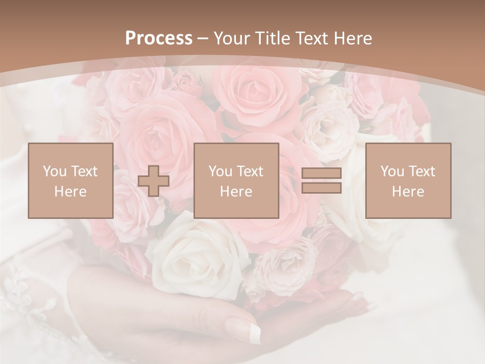 Bride Colorful Marriage PowerPoint Template