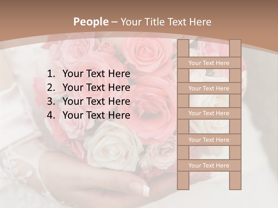 Bride Colorful Marriage PowerPoint Template