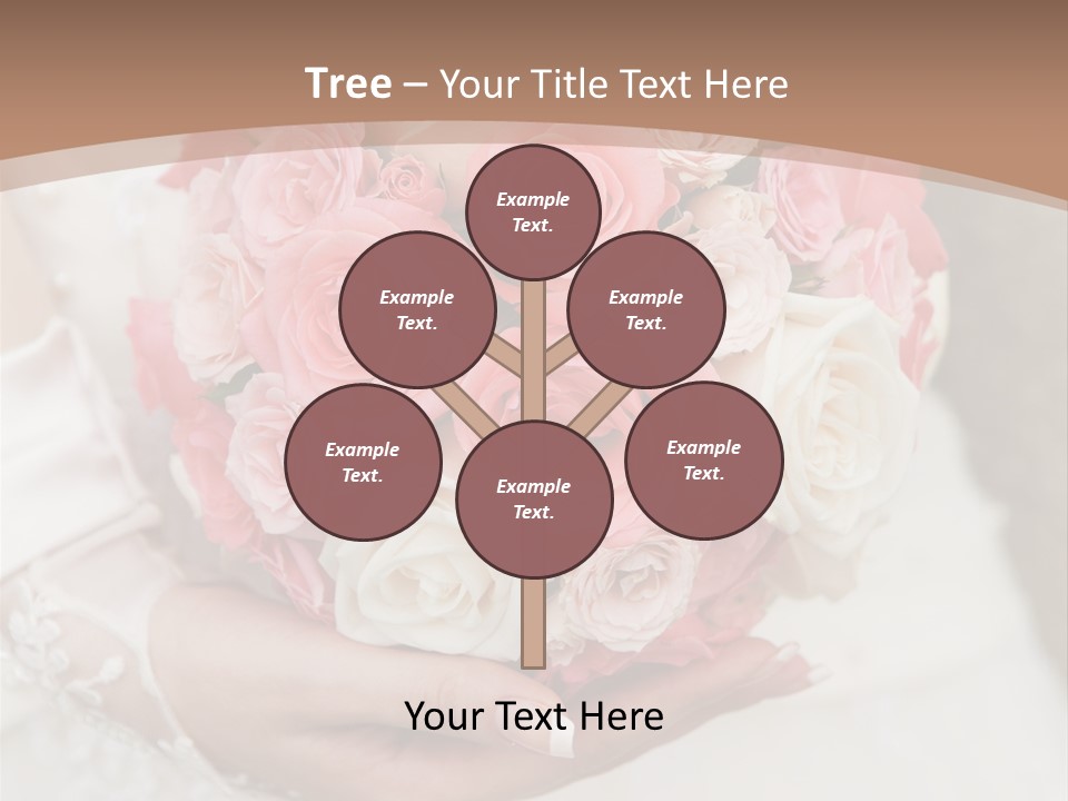 Bride Colorful Marriage PowerPoint Template