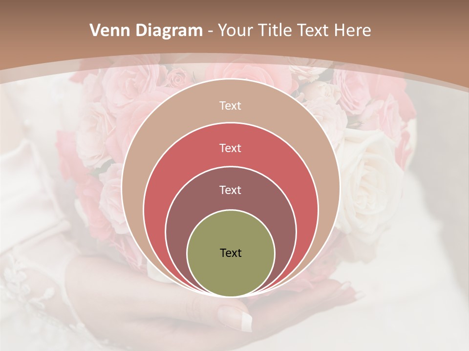 Bride Colorful Marriage PowerPoint Template