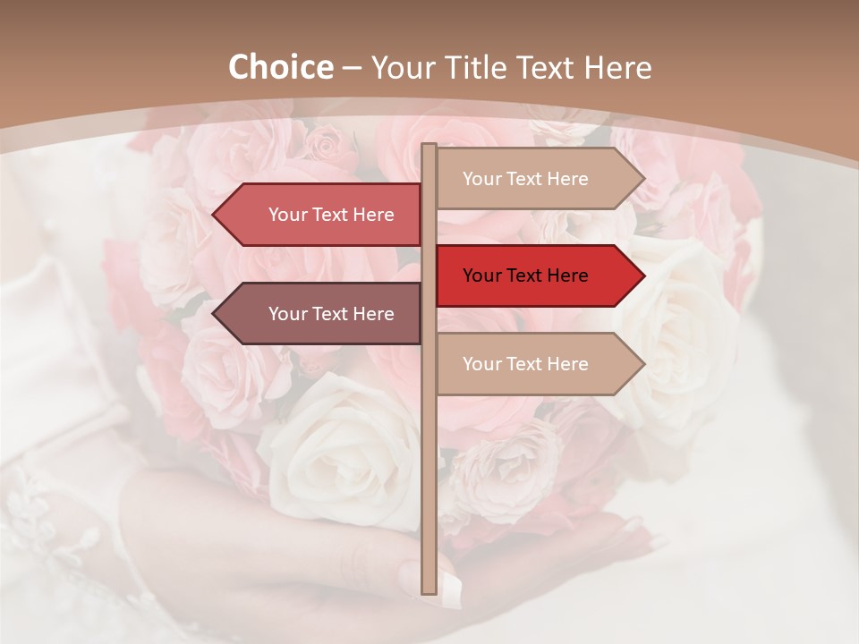 Bride Colorful Marriage PowerPoint Template