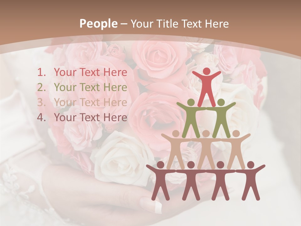 Bride Colorful Marriage PowerPoint Template