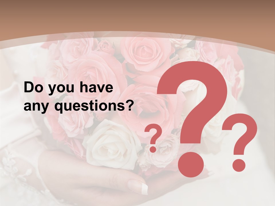 Bride Colorful Marriage PowerPoint Template