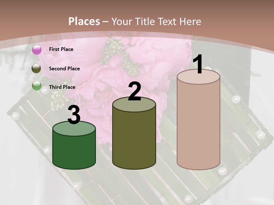 Vibrant Wedding Blossom PowerPoint Template