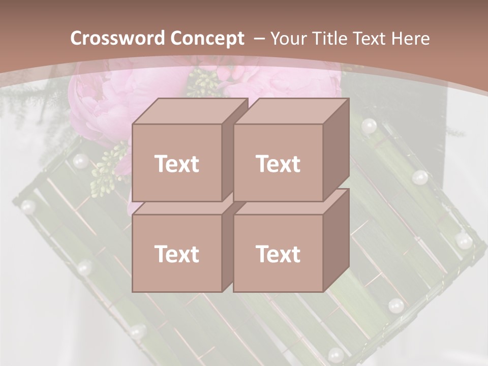 Vibrant Wedding Blossom PowerPoint Template