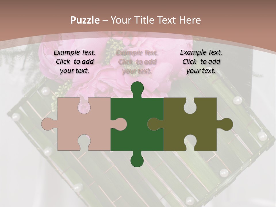 Vibrant Wedding Blossom PowerPoint Template