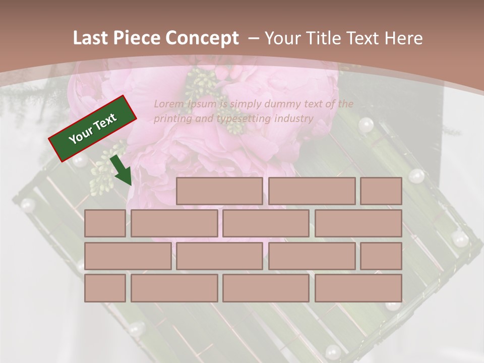 Vibrant Wedding Blossom PowerPoint Template