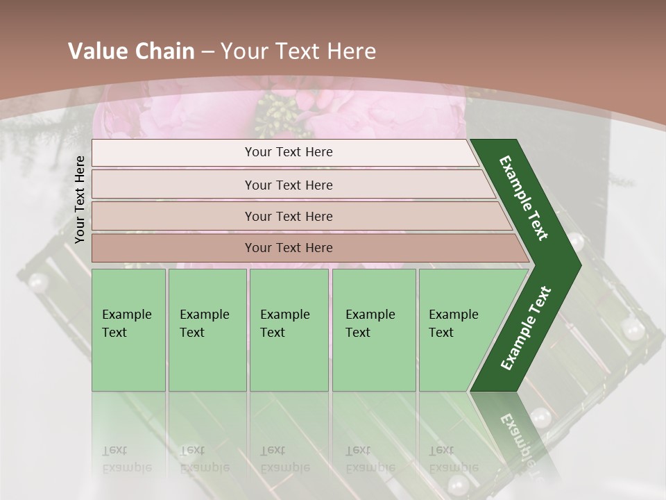Vibrant Wedding Blossom PowerPoint Template