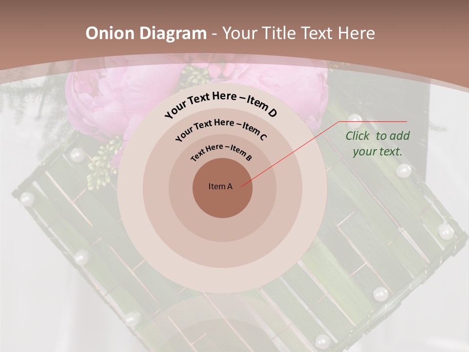 Vibrant Wedding Blossom PowerPoint Template