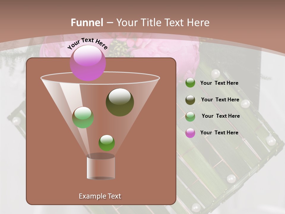 Vibrant Wedding Blossom PowerPoint Template