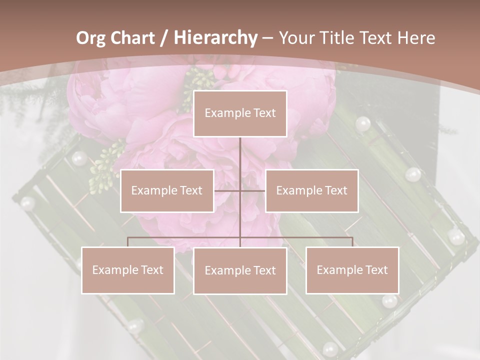 Vibrant Wedding Blossom PowerPoint Template