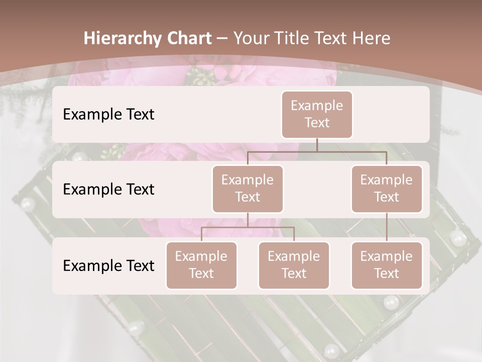 Vibrant Wedding Blossom PowerPoint Template