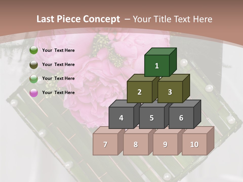 Vibrant Wedding Blossom PowerPoint Template