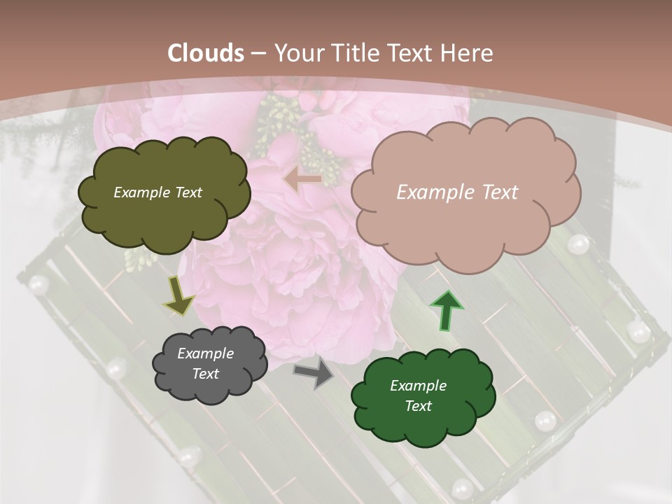 Vibrant Wedding Blossom PowerPoint Template