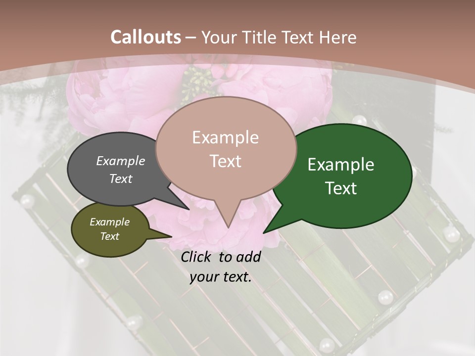 Vibrant Wedding Blossom PowerPoint Template