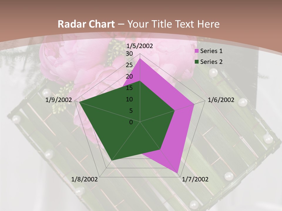 Vibrant Wedding Blossom PowerPoint Template