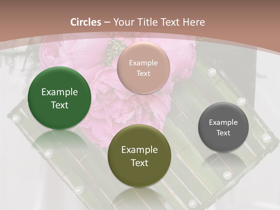 Vibrant Wedding Blossom PowerPoint Template