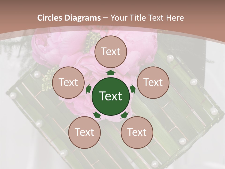 Vibrant Wedding Blossom PowerPoint Template