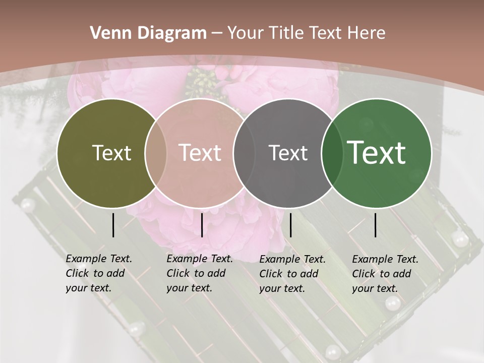 Vibrant Wedding Blossom PowerPoint Template