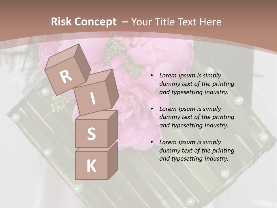 Vibrant Wedding Blossom PowerPoint Template