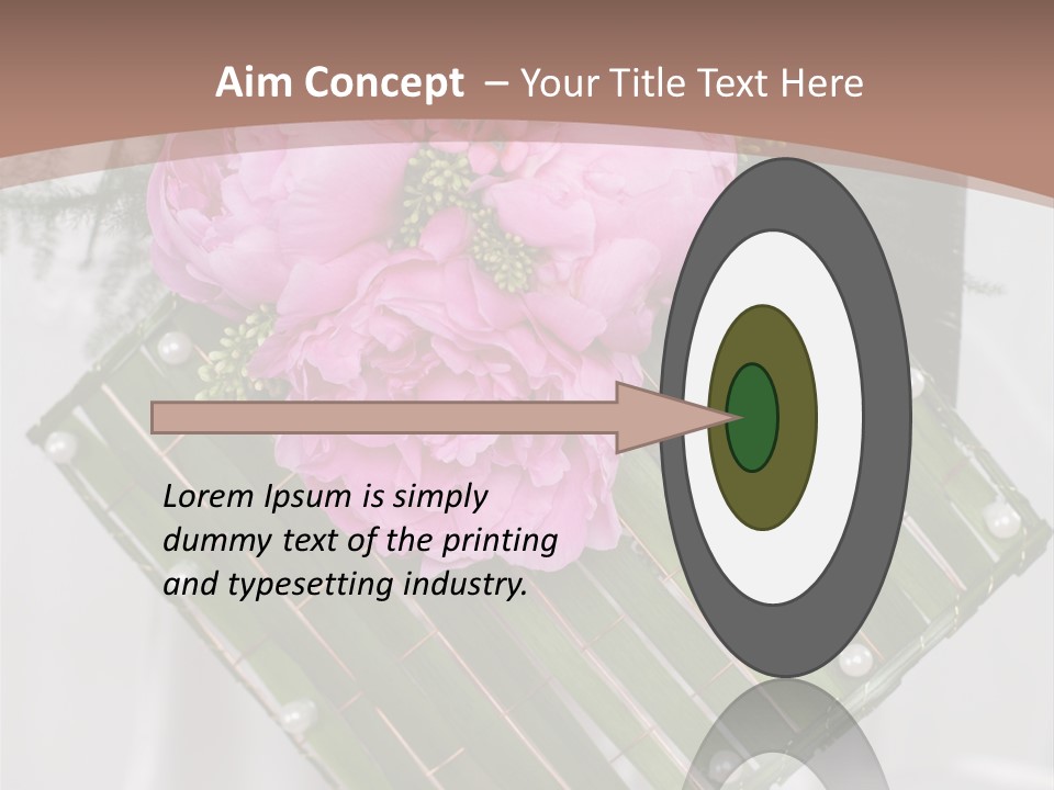 Vibrant Wedding Blossom PowerPoint Template