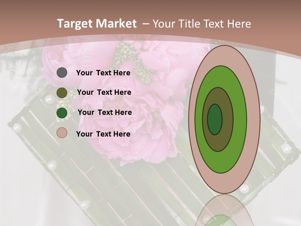 Vibrant Wedding Blossom PowerPoint Template