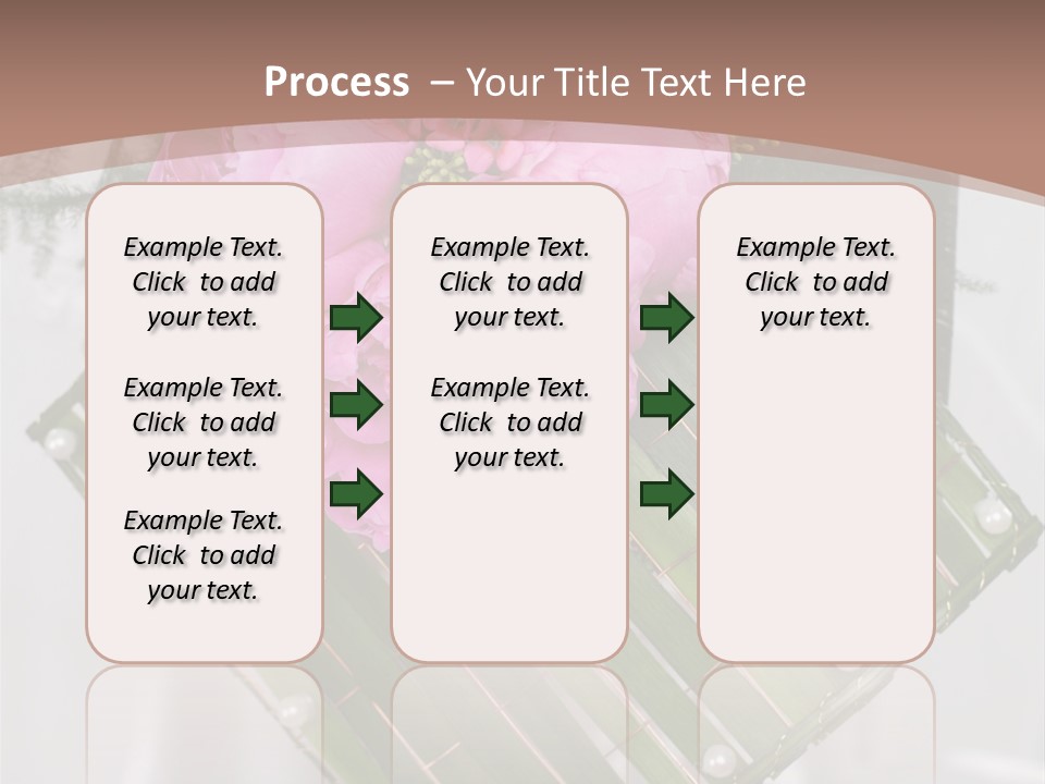 Vibrant Wedding Blossom PowerPoint Template