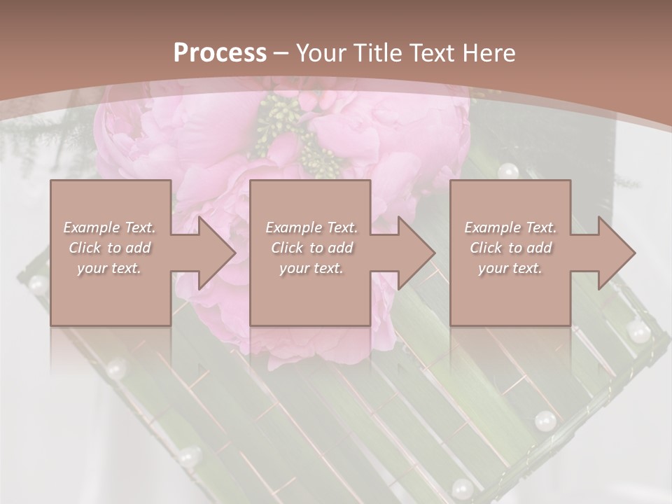 Vibrant Wedding Blossom PowerPoint Template