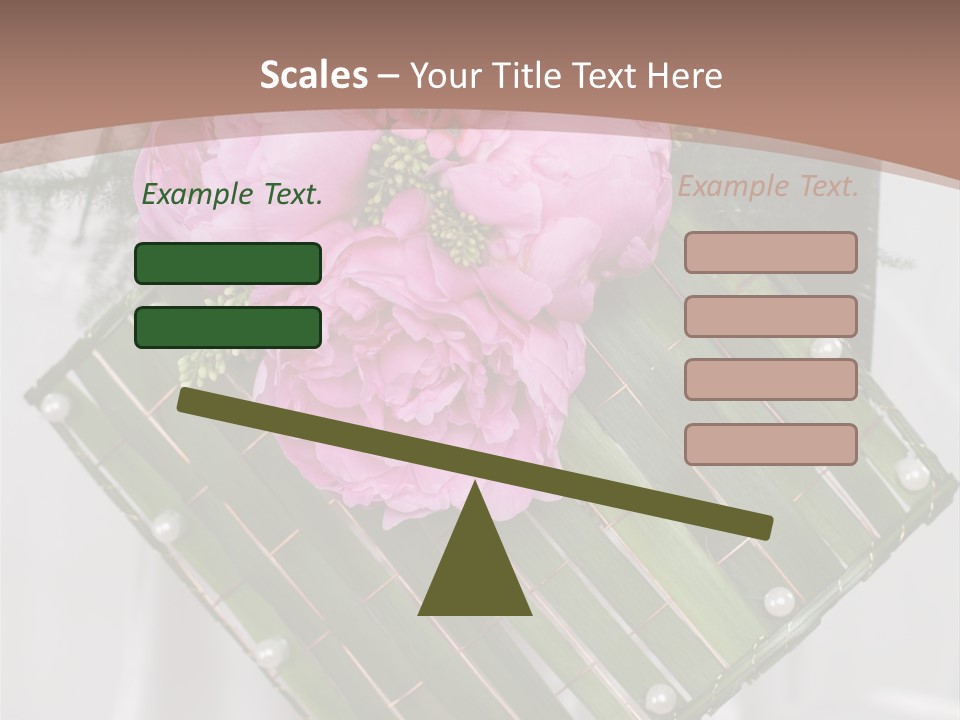 Vibrant Wedding Blossom PowerPoint Template